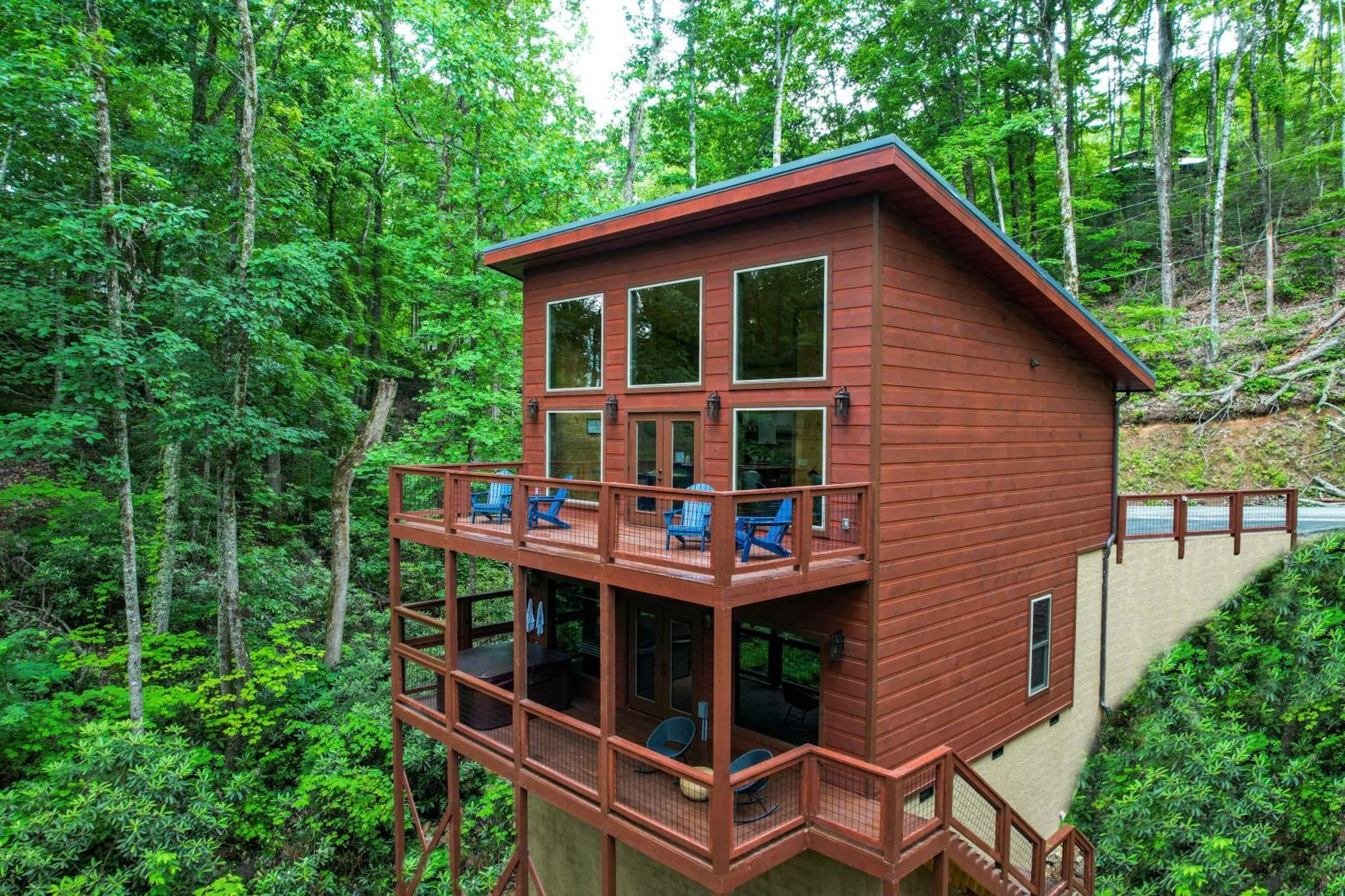New Cozy Mountain Cabin Hot Tub Near Downtown Gatlinburg Buitenkant foto